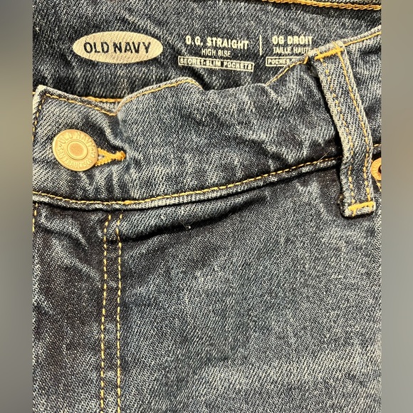 Old Navy OG Straight High Rise jeans with secret slim pockets Womens size 20 - Picture 4 of 6